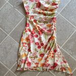 Princess Polly  Strapless Floral Dress - Yellow and Red Photo 5
