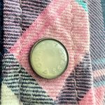 Guess Wrancher Western Flannel Shirt Pearl Snap Women's Medium Pink Plaid NEW Photo 3