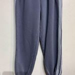 ZARA Gray Slogan Striped West Columbia Jogger Trousers Sz M Photo 3