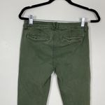 Pistola Woman's Sz 27 Olive Army Green Mid Rise Skinny Leg Cuffed Pants Photo 7