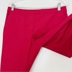 Theory  Thaniel Approached Ankle Length Straight Pants Size 10 Red Photo 3