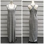 Loft Striped Racerback Maxi Dress with Side Slit Photo 1