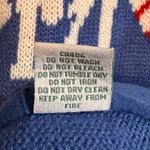 Lisa International Funny Ugly‎ Christmas Sweater Pullover Long Sleeve Size L Blue Size L Photo 5