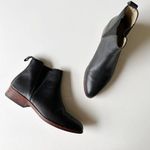 Nisolo Classic Chelsea Boots Black Leather Almond Toe Stacked Low Heel Women's 6 Photo 0