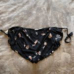 Kimchi Blue  Black Floral Butterfly Wrap Tie Linen Women’s Shorts Sz 0 EUC Photo 6