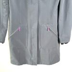 Title Nine NEO Gray Trench Coat Grey Purple Size Small Photo 3