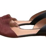 Madewell  D'Orsay Red Calf Hair/Black Leather Photo 2
