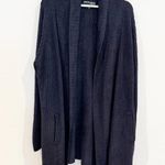 Barefoot Dreams  Cozy Chic Lite Open Front Montecito Cardigan Blue 494 Size XL Photo 0