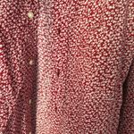 Uniqlo floral print button down shirt, long sleeves, 100% cotton, size medium Photo 3