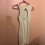 Naked Wardrobe  Ribbed Keyhole Dress in a size M Photo 4