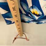 Tommy Bahama Floral Wide Leg Pants Size Medium Elastic Waist Blue White Photo 7