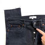 RE/DONE  Originals High Rise Ankle Crop in Faded Black Photo 85