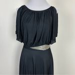 VINTAGE 70s Black Disco Style Dress Size undefined Photo 2