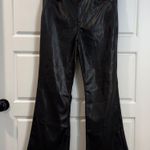 Gap  Womens Vegan Leather flared pants size 28 Photo 0