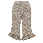 Topshop NEW Animal Print Leopard Trouser Pants Ankle Ruffle Frill Hem Size US 6 Photo 5