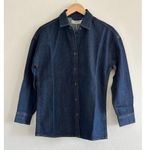 Everlane  The Oversized Denim Shirt in Tungsten Rinse, Size 00 Photo 7