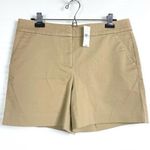 Loft NWT  Womens Riviera Short Khaki Tan Cotton Blend Chino 6" Size 12 Photo 0