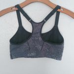 Under Armour  M Lavender Gray Snake Print Athletic Bra Photo 3