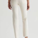 AG Adriano Goldschmied New! Saige AG-ED™ Mid-rise Straight Leg Denim Jeans - Cre Photo 6