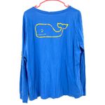Vineyard Vines Size XL Shirt Blue Long Sleeve Pocket Round Neck Whale Casual Photo 1