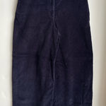COS  Corduroy Wide Leg Navy Pants Size 8 Photo 0