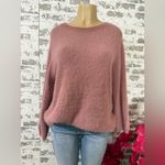Davi & Dani  Dust Pink Fuzzy Sweater Photo 1