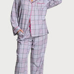 Victoria's Secret Flannel Long Pajama Set Photo 0