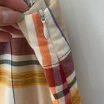 Trina Turk  NWT Madras Plaid Ruffle Wrap Mini Skirt Womens 10 Preppy Academia Photo 5