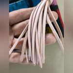 Makeup Junkie, multicolor, vibrant, abstract, make up bag, leather tassel pull Blue Photo 4