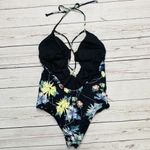 O'Neill  Juniors Dahlia One-Piece Swimsuit Black Floral Size XL Cheeky Strappy Photo 4