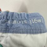 Talbots Madras Plaid Perfect Short Womens 16W Linen Blend Stretch Preppy Coastal Photo 2