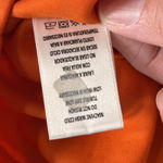 Vince Camuto  Dress Sheer Long Sleeve V-Neck babydoll Dress Ruffle Hem Size Large Photo 9