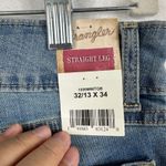 Wrangler New  Straight‎ Leg Jeans Women's 12 32/13 x 34 Medium Wash Denim Classic Photo 5