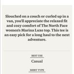 The North Face Women Marina Luxe short sleeve shirt in Gray size small π Photo 2