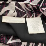 Worthington Y2K Halter Top Flowy Fit Ruched Bust Abstract Print Black Combo 4 Photo 2