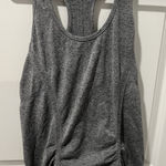Athleta Gray Fast Track Racerback Tank Size Large Athletic Running Gym Photo 0