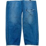 Levi's Baggy Dad Jeans Size 27 Color-In The Middle Blue Wash Loose Destructed Photo 6