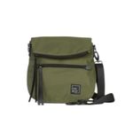 NWT IHKWIP Foldover Saddle Crossbody Bag Water Repellent Military Olive Green Photo 2