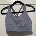 Lululemon ‎ Energy Sports Bra Longline Medium Support Rhino Grey Size 6 Photo 6