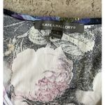 Kate & Mallory  Size Large Asymmetrical Flutter Floral Stretch Midi Dress Photo 5