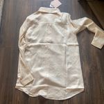 Kittenish DOVE SATIN BUTTON DOWN Photo 4