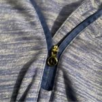 Lululemon Kanto Catch Me 1/2 Zip Heathered Sapphire Blue Size 4 Photo 6
