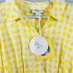 Lisa Marie Fernandez x Target NWT Yellow Gingham Midi Shirt Dress Size 1X Photo 8