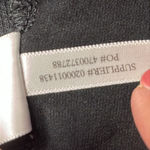 Ralph Lauren Lauren  knit zip up black jacket with pink trim Photo 6