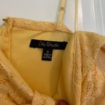 Yellow Sun Dress Size 4 Photo 3
