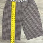 Adidas Purple, Blue & Yellow Plaid Women's Bermuda 12" Inseam Golf Shorts Size 4 Photo 8