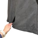 Stoosh 🖤  Women’s Black Faux Suede Blazer Size Medium – Classic Tailored Fit Photo 9