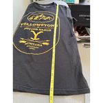 Yellowstone Dutton Ranch Graphic Tee Black Gold Print Size Small Photo 5