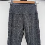 Lululemon  Align Pant *Full Length 28" in‎ Luminesce Splatter Ice Grey Black Sz 4 Photo 3