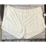 Ava & Viv  Terry Shorts White Women's 4X NWT Photo 1